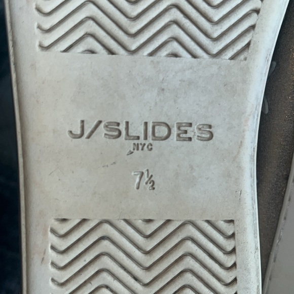 J/Slides NYC women’s gold star platform sneakers Size 7.5 - Picture 8 of 8